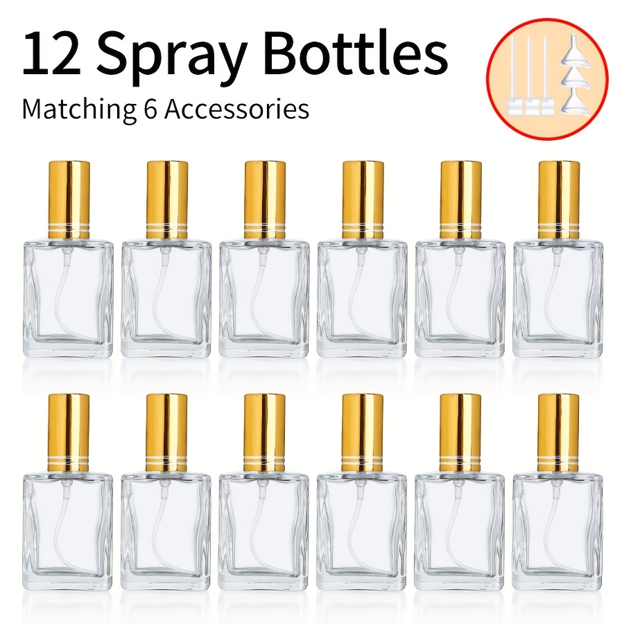 Perfume Fragrance Ingredients - Flacon pulvérisateur de parfum transparent de