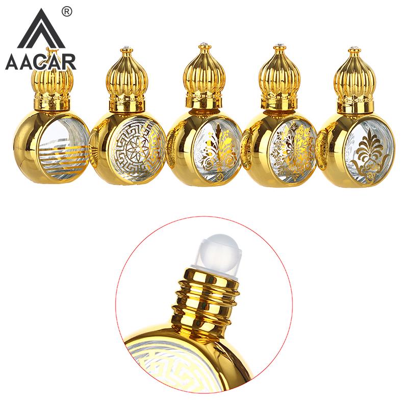 Attar Oil Roll On - Bouteille de parfum en verre avec