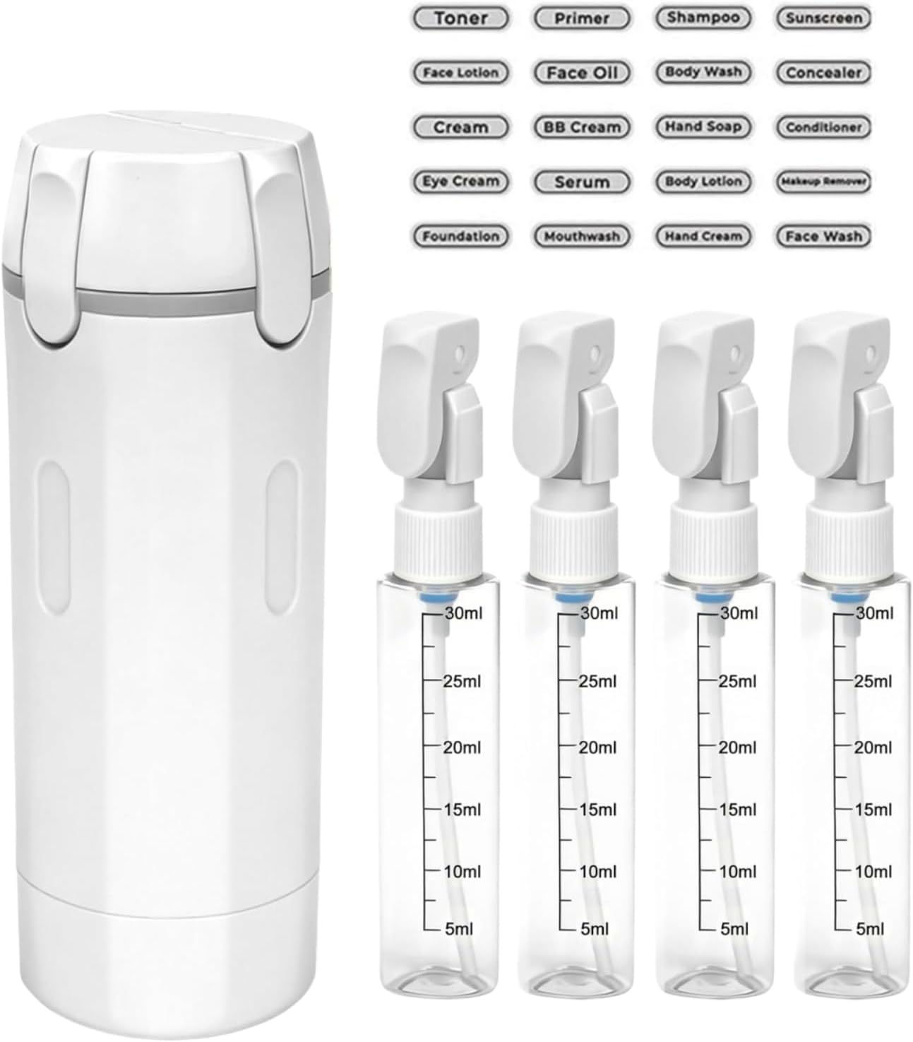 Perfume Fragrance Dispenser - Distributeur de voyage 4 en 1,