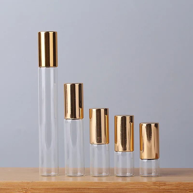 Attar Oil Roll On - Bouteille en verre à rouleau de