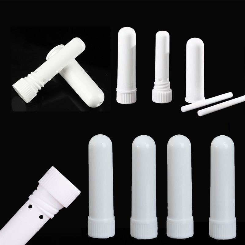 Perfume Fragrance Ingredients - Tubes d'inhalateur nasal en plastique portables