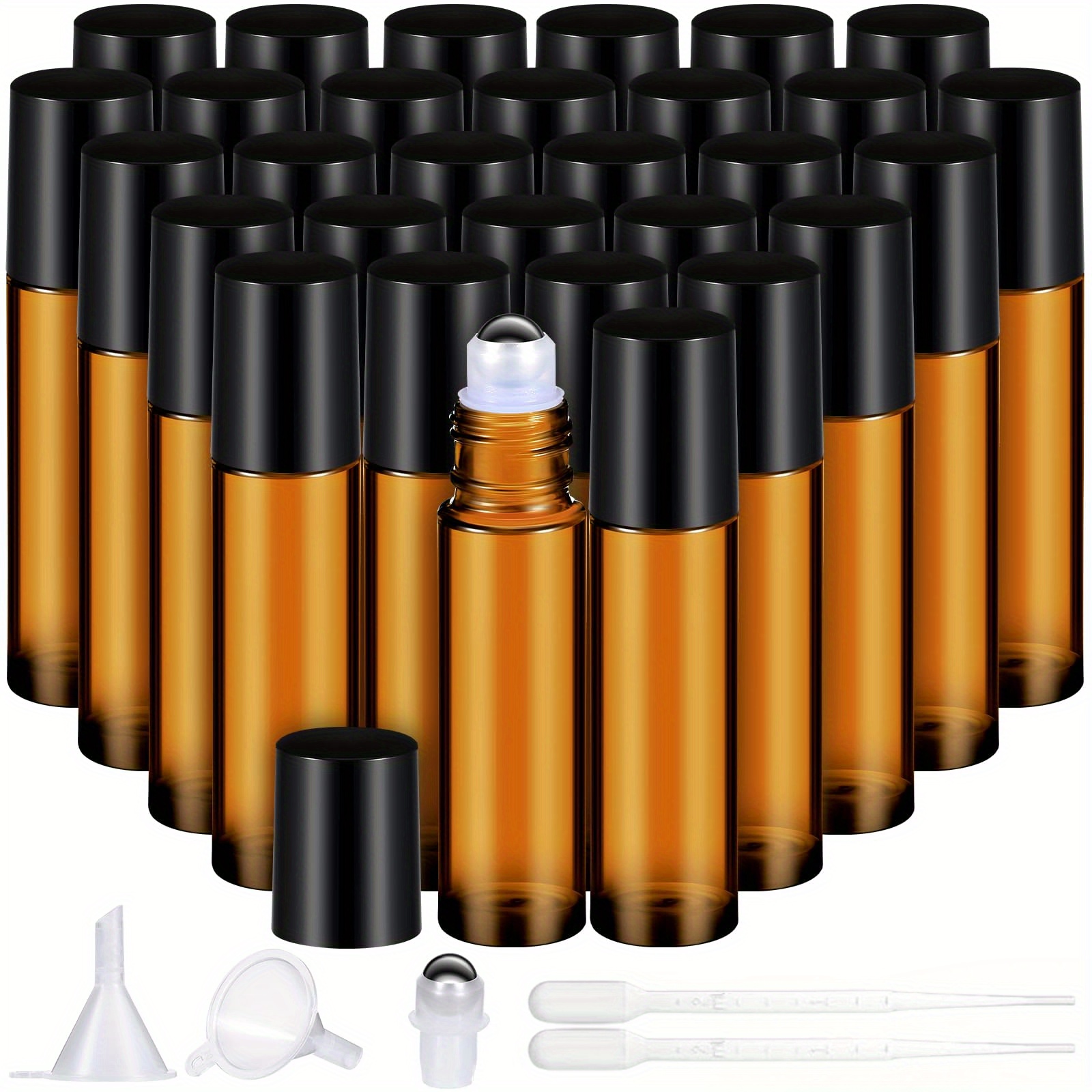 Attar Oil Roll On - Bouteille à rouleau en verre vide