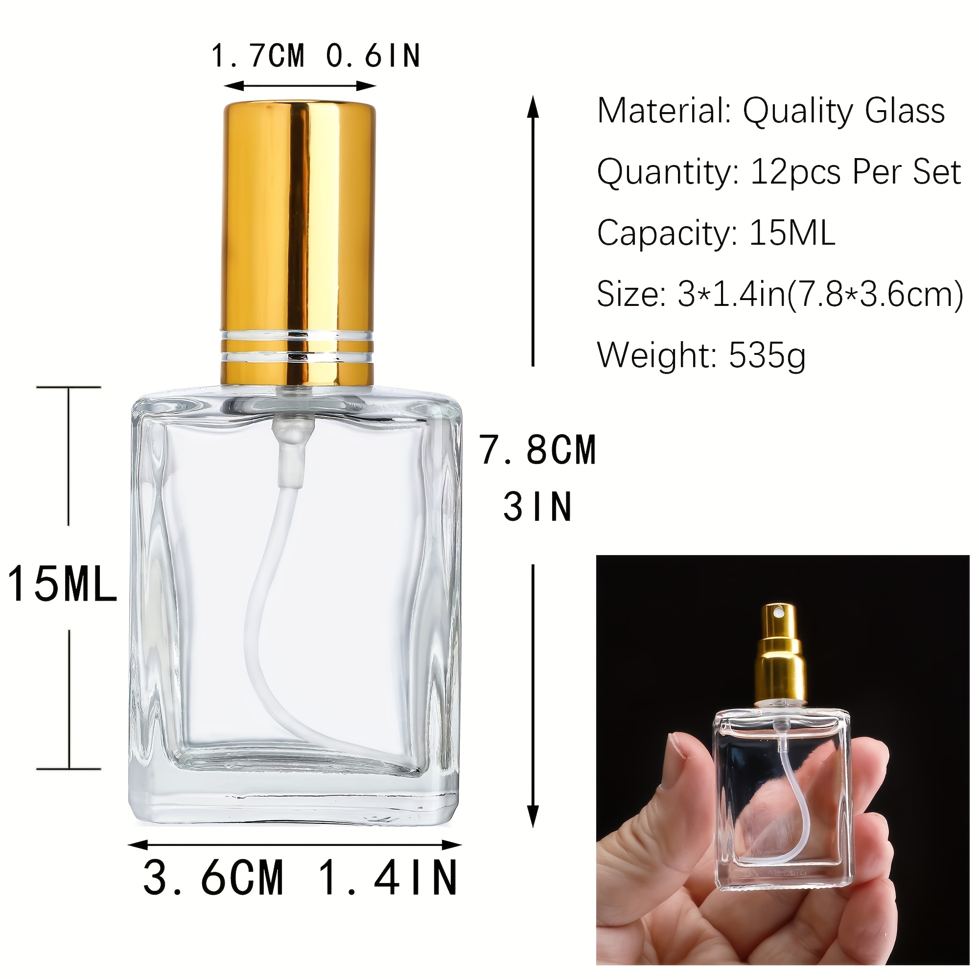Flacon pulvérisateur de parfum - Perfume Fragrance Ingredients avis et prix