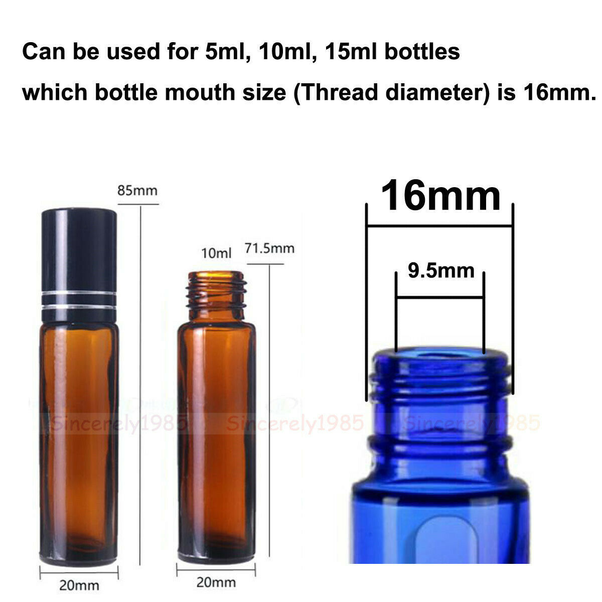 10X 100X Bouchons en bambou na - Attar Oil Roll On avis et prix